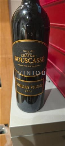 Sud-Ouest Madiran Château Bouscassé Vieilles Vignes 2007