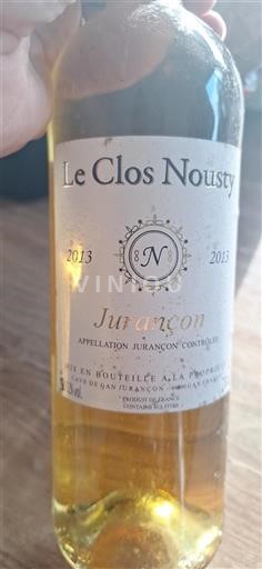 Sudoeste Jurançon Le Clos Nousty 2013