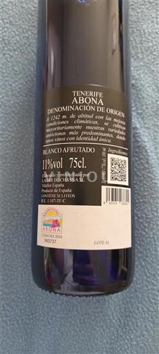 Canarische Eilanden Abona Lagar De Chasna Sl Blanco Afrutado 2024