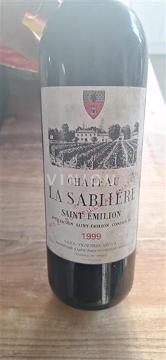 Bordeaux Saint-Émilion Château La Sablière 1999