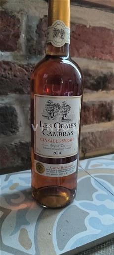 Languedoc-Roussillon Pays d'Oc Les Ormes De Cambra Réservée 2014