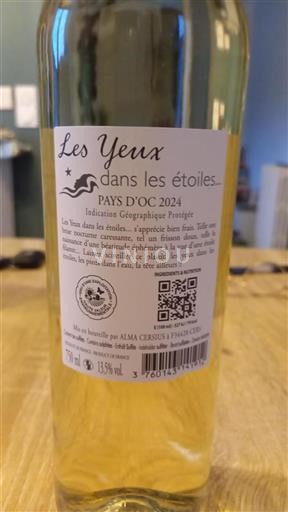 Languedoc-Roussillon Pays d'Oc Alma Cersius Les Yeux dans les étoiles 2024