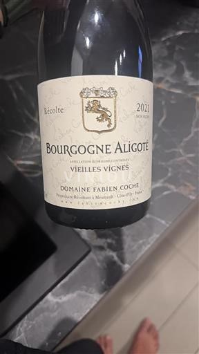 Vin Blanc sec Vieilles Vignes Domaine Fabien Coche 2021 France Bourgogne Bourgogne-aligoté