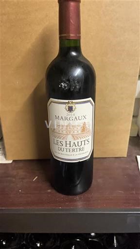 Bordeaux Margaux Les Hauts Du Tertre 2014