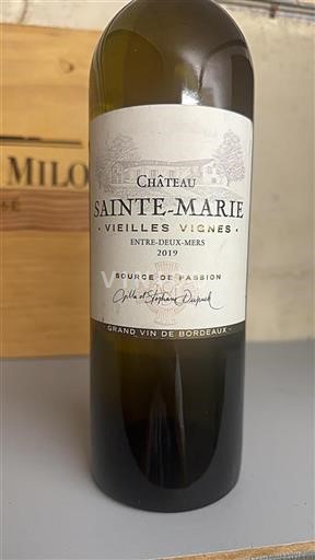 Bordeaux Entre-deux-Mers Château Saintemarie Vieilles Vignes 2019