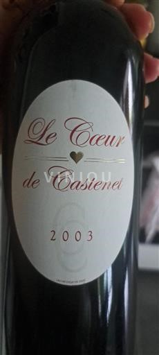 Bordeaux Médoc Castenet Le Cœur 2003
