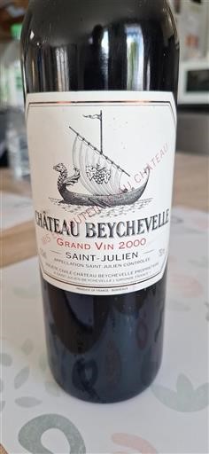 Bordeaux Saint-Julien Château Beychevelle Grand Vin 2000