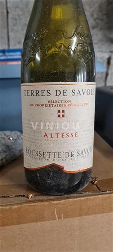 Savoie ja Bugey Roussette de Savoie Altesse 2018