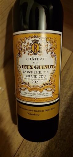 Bordeaux Saint-Émilion Grand Cru Château Vieux Guinot 2021