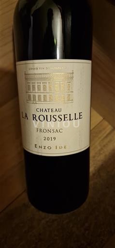 Bordeaux Fronsac Château La Rousselle Enzo Ide 2019
