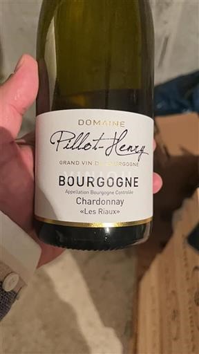 Borgogna Pillot Henry Les Riaux 2019
