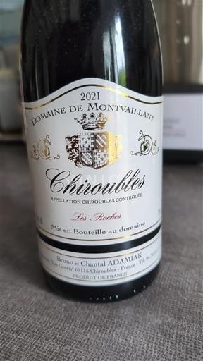 Beaujolais Chiroubles Domaine Montvaillant Les Roches 2021