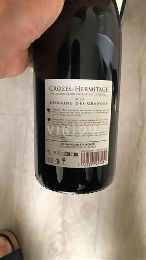 Vallée du Rhône Crozes-hermitage Domaine Des Granges 2023