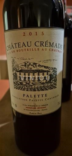 Provence Palette Château Crémade 2015