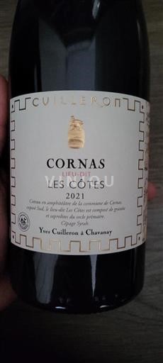 Vin Rouge sec Les Côtes Yves Cuilleron 2021 France Vallée du Rhône Cornas