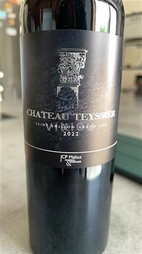 Bordeaux Saint-Émilion Grand Cru Château Teyssier 2022