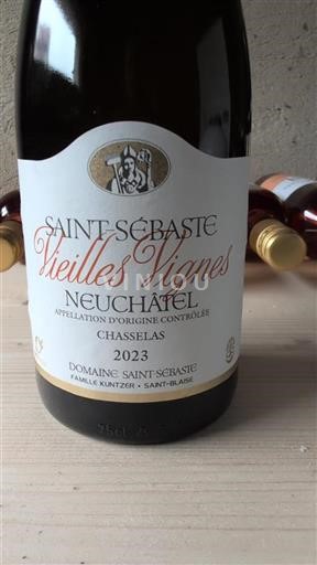 Neuenburg Neuchâtel AOC Saintsébaste Vieilles Vignes 2023