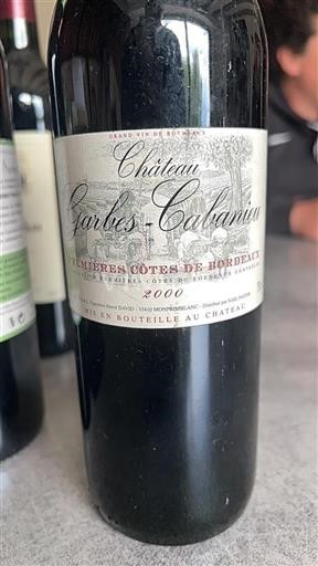 Bordeaux Premières-côtes-de-bordeaux Château Garbes-calbaïeu 2000