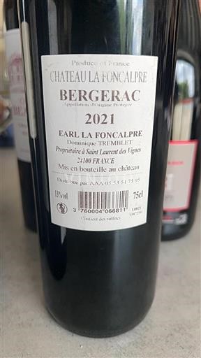 Jihozápad Bergerac Château La Foncalpre 2021