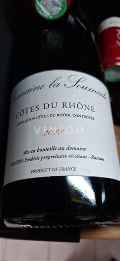 Rhônevallei Côtes-du-rhône Domaine La Soumade 2018