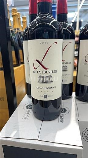 Bordeaux Pessac-Léognan Château La Louvière L de La Louvière 2022