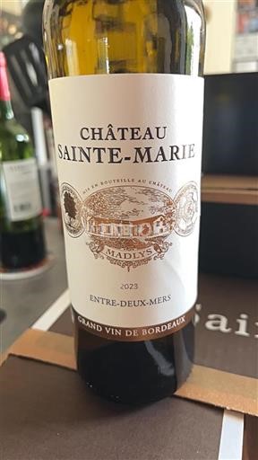 Bordeaux Entre-deux-Mers Château Saintemarie Madlys 2023