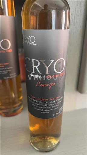 Quebec Unspecified Cidrerie Cryo Prestige 2018