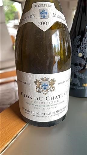 Bourgogne Meursault Domaine De Meursault Clos du Château 2001