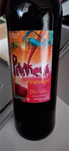 Vin Rouge sec Pimera Vignerons Du Vallespir 2017 France Roussillon