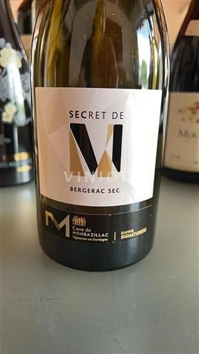 Sudoeste Bergerac Cave De Monbazillac Secret de M 2020