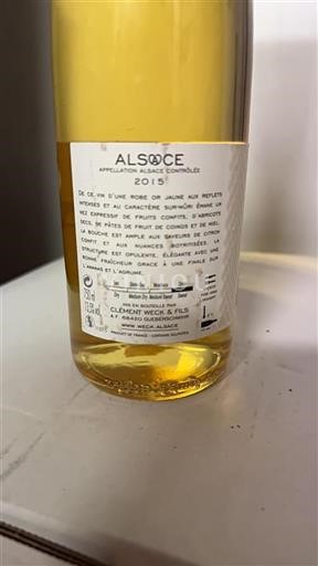 Alsace Clément Weck & Fils 2015