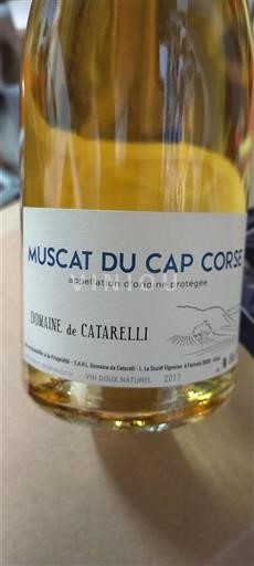 Corsica Muscat del Capo Corso Domaine Catarelli 2017