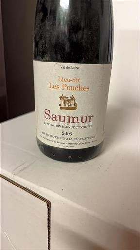 Vallée de la Loire Saumur Cave Des Vignerons De Saumur Les Pouches 2003