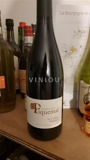Roussillon Côtes du Roussillon Villages Domaine Piquemal la Colline Oubliée 2022
