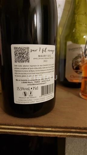 Roussillon Maury sec La Toupie Sur 1 Fil Rouge 2022