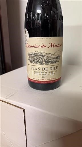 Vallée du Rhône Côtes-du-rhône-villages Domaine Mistral Plan de Dieu 2009