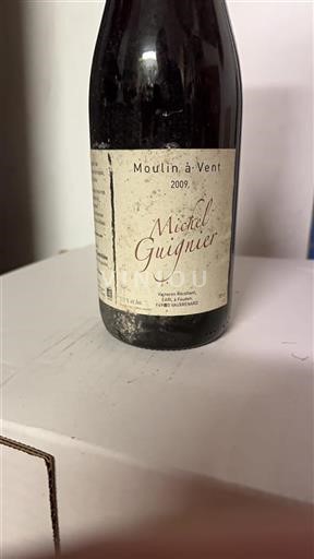 Vin Rouge sec Michel Guignier 2009 France Beaujolais Moulin-à-vent AOC