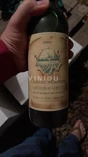 Bordeaux Saint-Émilion Grand Cru Château Malineau 1982