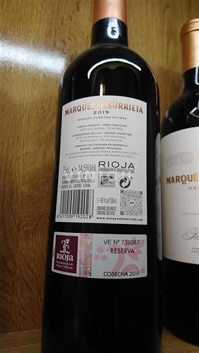 La Rioja Rioja Marqués De Murrieta Reserva 2019