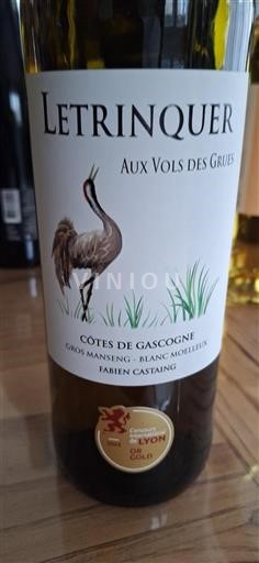 Sud-Ovest Côtes de Gascogne Fabien Castaing Aux Vols des Grues 2023