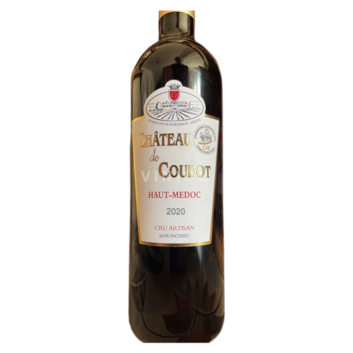 Vin Rouge sec Château COUDOT 2020 France Bordeaux Haut-Médoc