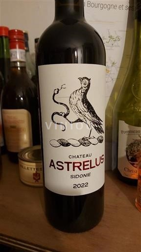 Bordeaux Entre-deux-Mers Château Astrelus Sidonie 2022