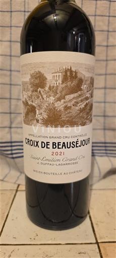Bordeaux Saint-Émilion Grand Cru Croix De Beauséjour 2021