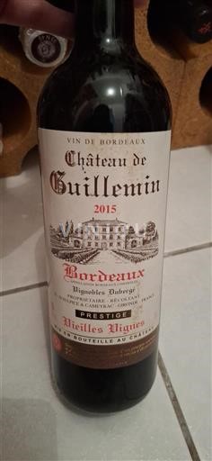 Bordeaux Château Guillemin Vieilles Vignes 2015