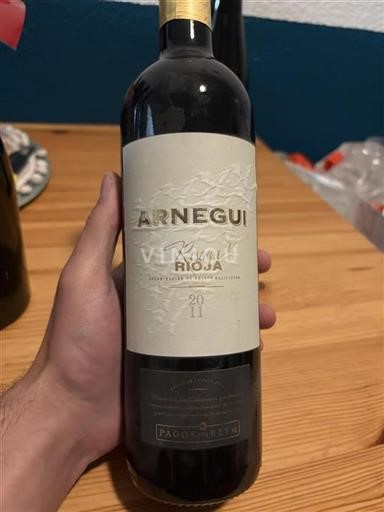 La Rioja Rioja Pagos Del Rey Sl Arnegui Reserva 2011