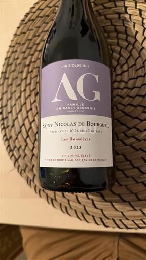 Loiren laakso Saint-Nicolas-De-Bourgueil Famille Amirault Grosbois Les Boissières 2023