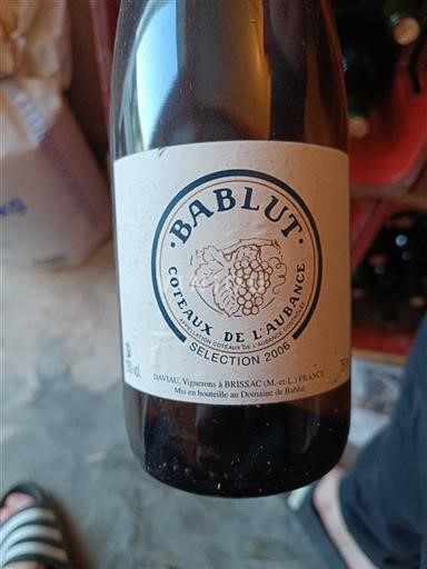Loire Valley Coteaux-de-l'Aubance Babut Sélection 2006
