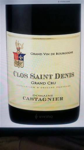 Bourgogne Clos-saint-denis Grand Cru Domaine Castagnier Clos Saint Denis 2019