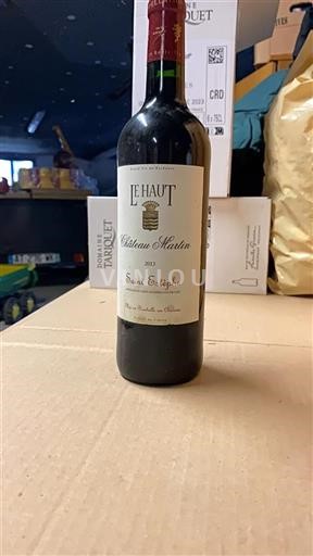 Bordeaux Saint-Estèphe Château Martin Le Haut 2013