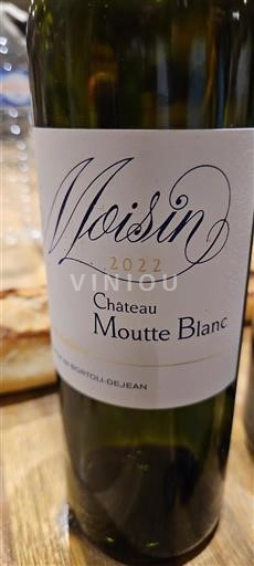Bordeaux Château Moutte Blanc Voisin 2022